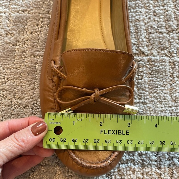 Michael Kors Brown Leather Sutton Moccasin/ Loafers, Comfort, Gold Accents, 9.5M - Picture 12 of 15